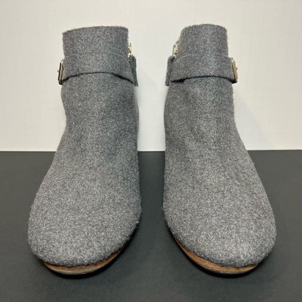 Womens DR. SCHOLL’S Darcy Grey Wedge Ankle Boots / Size 11 Medium - Picture 2 of 8